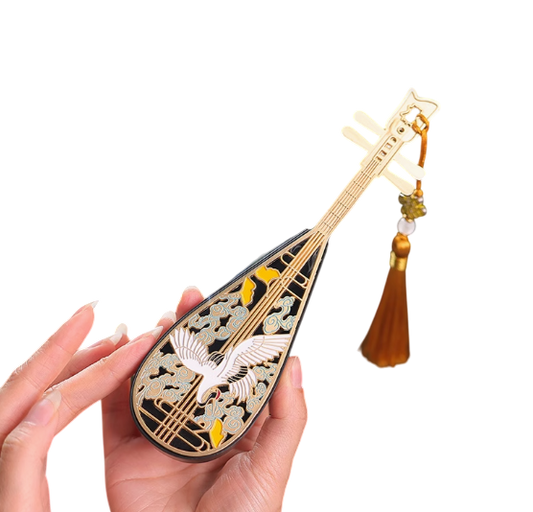 Antique-style Artistic Pipa Chinese Zen-style Incense Holder