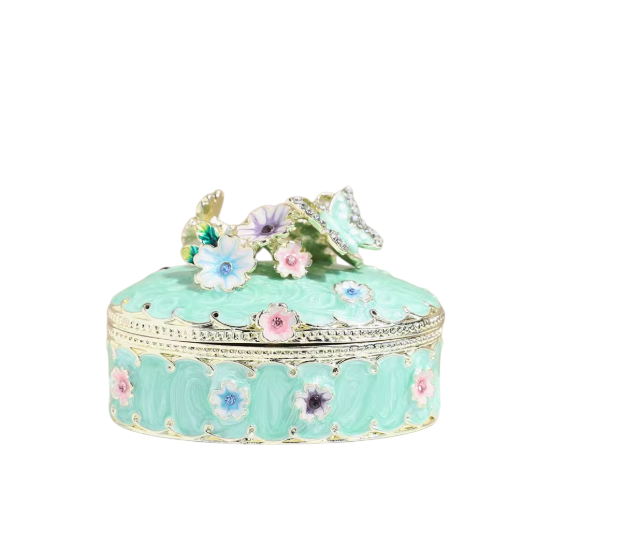 Enchanted Elegance: The Royal Butterfly Treasure Jewelry Box