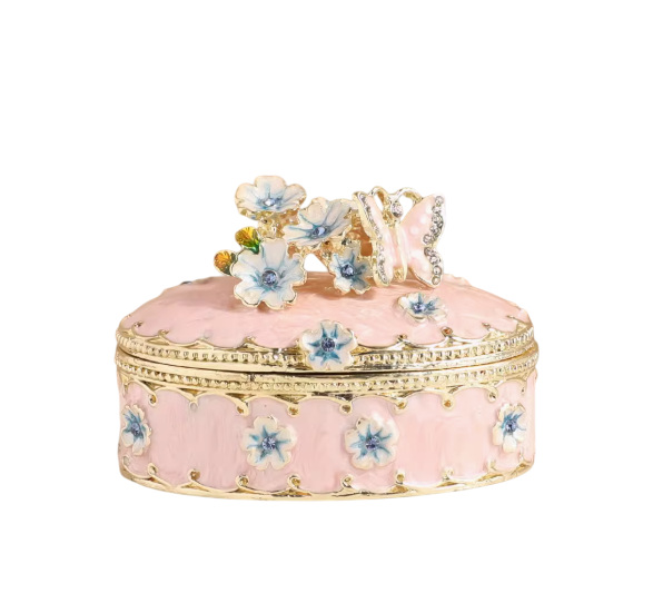 Enchanted Elegance: The Royal Butterfly Treasure Jewelry Box