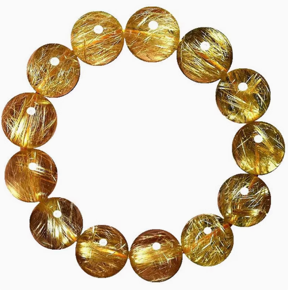 Sunny Disposition: Delicate Yellow Quartz Good Fortune Attractor Bracelet